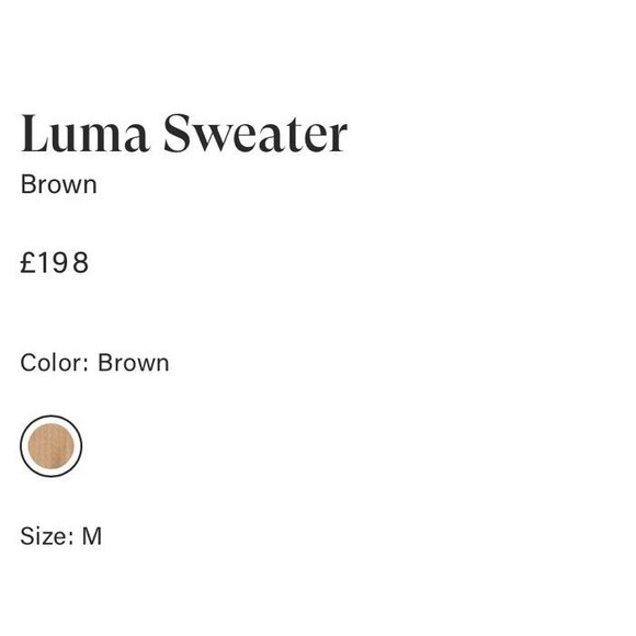 Rails Luma Wool Blend Brown Cable Knit Quarter Button Sweater Dropped Sleeve Med - Picture 9 of 9